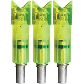 Lumenok Easton Carbon Crescent Bolt End (3-Pack), Green