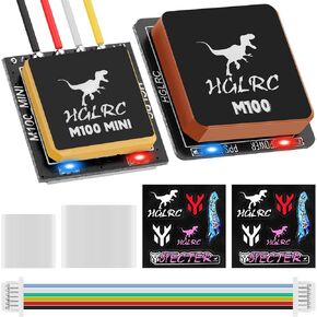 2 Pack M100-5883 GPS Module M10 Chip Module with Compass for FPV Drone Fixed-Wing UAV