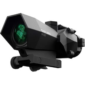 Saturn 4x32 Tactical Rifle Scope, Chevron, BDC .223/5.56, with Removable Picatinny Rail