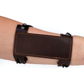 Compact Leather Armguard | Shatterproof Archery | Handmade Leather armguard in The USA