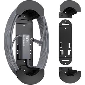 Starlink Ethernet Cable Caddy, Starlink Ethernet Adapter Holder, 2 in 1 Cable Organizer, Wire Winding Spool for Gen 3 V3 Mini Gen 2 V2, 6FT-150FT Starlink Cable Management, Starlink Cable Routing