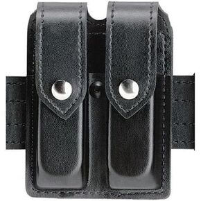 Safariland Duty Gear Bianchi 77-76-2HS: Magazine Holder Double, Plain, Black