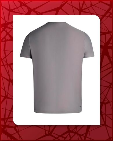 تي شيرت Spyder الرياضي للرجال - تي شيرت رياضي مطاطي ذو أداء نشط - جزء علوي مسامي سريع الجفاف (S-XL) in Kuwait