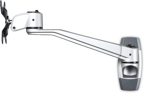 StarTech.com Monitor Wall Mount - Fixed - Supports Monitors 13" to 34" - VESA Monitor Wall Mount Bracket - Aluminum - Black & Silver (ARMWALL) in Saudi Arabia