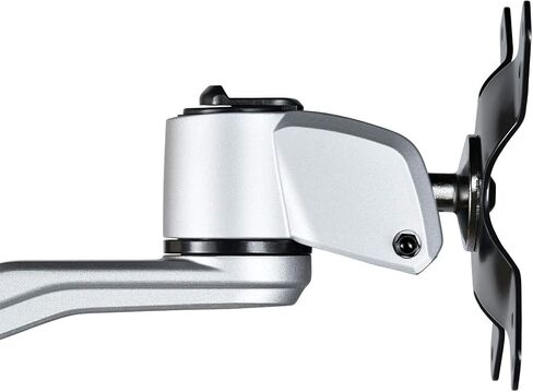 StarTech.com Monitor Wall Mount - Fixed - Supports Monitors 13" to 34" - VESA Monitor Wall Mount Bracket - Aluminum - Black & Silver (ARMWALL) in Saudi Arabia