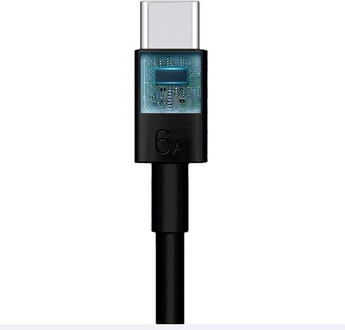 كابل من النوع C إلى النوع C، سلك شاحن من النوع C، كابل USB C إلى USB C، سلك شاحن USB من النوع C للشحن السريع، 6 أقدام، أسود in Saudi Arabia