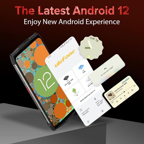 Ulefone Power Armor 13 هاتف ذكي متين، هاتف مقاوم للماء IP68، بطارية 13200 مللي أمبير في الساعة، شحن لاسلكي 15 وات، كاميرا خلفية رباعية 48 ميجابكسل، 6.81 بوصة FHD+، Helio G95 ثماني النواة Android 12، 8 جيجابايت + 256 جيجابايت، ثنائي 4G in Kuwait