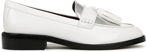 Franco Sarto Womens Carolynn Slip On Tassel Loafers Grey Multi Snake 6.5 M in Kuwait