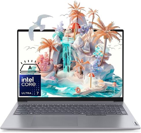 Lenovo 2024 Latest ThinkBook 16 G7 Business Laptop, 16" FHD+ Display, Intel Core Ultra 5 125U, 16GB DDR5 RAM, 512GB SSD, Backlit KB, Webcam, HDMI, Card Reader, Wi-Fi 6, W11 Pro, Grey, 2 Yr Warranty in Saudi Arabia