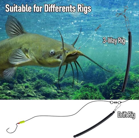 Dr.Fish 6 Pack Dragging Weights for Catfishing Trolling, Drifting Dragging Sinkers Bottom Search Lead Stick Weights Catfish Fishing Trolling Weights 1oz 2oz 3oz 4oz in Saudi Arabia