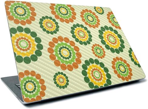MightySkins Carbon Fiber Skin for Microsoft Surface Laptop 3 13.5" (2019) - Vintage Floral,Textured Carbon Fiber Finish,Easy to Apply, Remove, and Change Styles, in Saudi Arabia