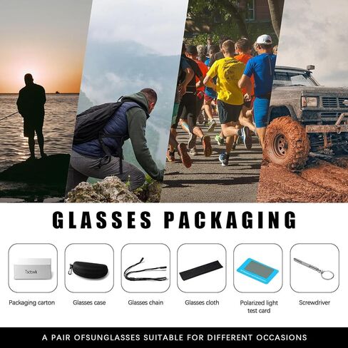 Polarized Sports Sunglasses Men Women, Outdoors UV Protection Sun glasses,Cycling Fishing Baseball Running Sunglasses in Saudi Arabia