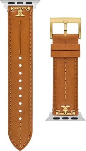 حزام Kira Designer للسيدات من Tory Burch قابل للتبديل لساعة Apple Watch® متوافق مع السلسلة 1-9 أو SE Apple Watch® in Kuwait