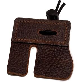 Shatterproof Archery Split Finger Archery Shooting Tab | Real Leather | Made in USA