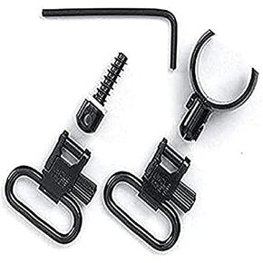 Uncle Mike's unisex adult QD 15 SGW-12 Blued 1', Clam Magnum Band Swivel Single Over Unders, Black, 1 US