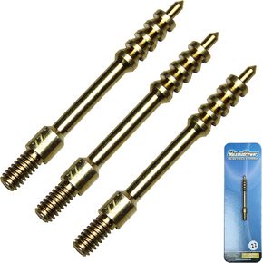 MaximalPower™ Gun Cleaning Jag .22/.223 Caliber 8-32 Thread Brass 6460-22 Brush (3 Pack)