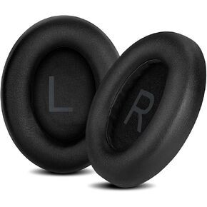 ELZO Replacement Earpads Compatible for Bose NC700/Bose QuietComfort Ultra, Premium Softer Leather Cushions, High-Density Noise Cancelling Foam (Black)