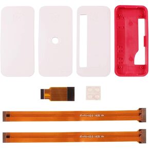 MakerFocus Raspberry Pi Zero W Official Case New, RPI Zero ABS Box Cover Shell Enclosure Cases Compatible for Raspberry Pi Zero V 1.3 Pi 0 with 2pcs 15cm Camera FFC Flex Cable