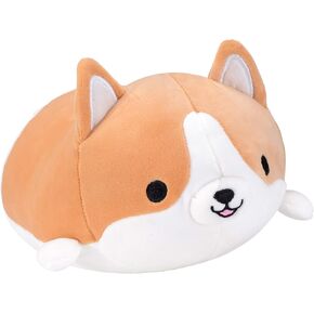 Ditucu 19.6 inch Shiba Inu Stuffed Animal Toy Cute Anime Corgi Akita Dog Plush Pillow Kawaii Plushie Best Gifts for Kids Black in Kuwait