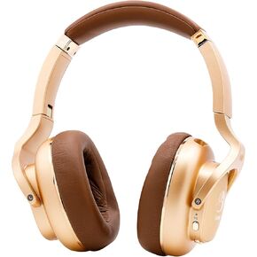 WAVV Element Active Noise Cancelling Headphones Wireless Over Ear Bluetooth Headphones with Microphone, Deep Bass, Quick Charge 40H Playtime, Comfortable Ear Pads for Cellphone/TV/PC/Laptop – White
