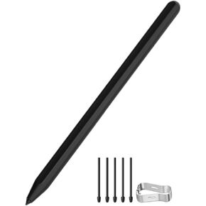 Marker Pen Replacement for Remarkable 2, with Digital Eraser,4096 Pressure Sensitivity, Palm Rejection, Remarkable Plus Pen Remarkable2 Stylus Pen with 5Pcs Tips/Nibs (Pen/Black)