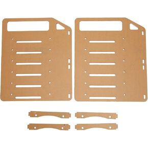3.5in Hard Drive Bracket, Acrylic Hard Drive Bracket, Support Fix Multiple 3.5inch Hard Drives, 8cm Fans, DIY Hard Disk Rack, HDD Hard Drive Bracket for Desktop (6 Layers)