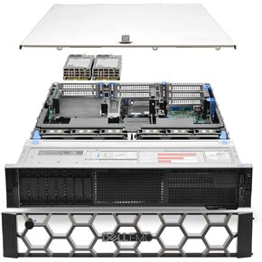 Dell PowerEdge R740 Server 2X Gold 6248 2.50Ghz 40-Core 256GB 8X 960GB SSD H740P (Renewed)