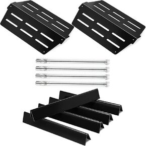 Genesis E330 Grill Parts 7621 قضبان النكهة عاكسات الحرارة قطع غيار الشعلات لأجزاء Genesis Grill أجزاء E-310 قضبان النكهة E-330 S-330 S-310 E-320 قطع الخزف Genesis 300 Grill