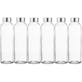 Epica 18-Oz. Glass Beverage Bottles, Set of 6