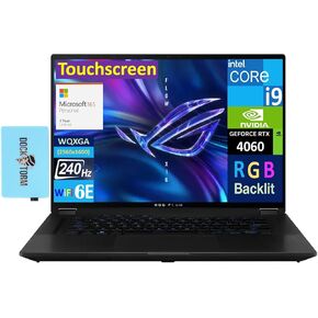ASUS ROG Flow X16 2-in-1 Laptop 16.0" Touchscreen WQXGA Display (Intel i9-13900H, 32GB DDR5, 1TB PCIe SSD, RGB KB, Thunderbolt 4, WiFi 6E, Win 11 Pro) w/MS 365 Personal, DKZ USB Port Expander