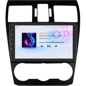 hizpo 8 Core Car Radio Stereo for Subaru Forester MK4 2013-2015/ Subaru Impreza 2012-2014/Subaru XV Crosstrek 2012-2014, 4+32GB GPS Navigation QLED Screen with Carplay Android Auto Bluetooth RDS DSP