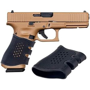Calicob Grip Sleeve for Glock 17 19 21 22 23 25 31 32 34 35 37 38 41 | Plug Rubber Pistol Tactical Grip Sleeve Grip Tape