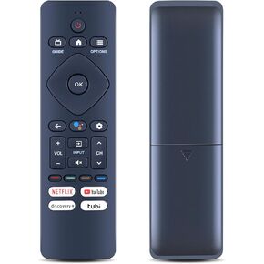 URMT26CND002 RF439A-V06 Replacement Remote Control for Philips Google TV 50PUL7672/F7 75PUL7552/F7 5PUL7552/F7 43PUL7672/F7 65PUL7672/F7 55PUL7672/F7 55PUL7552/F7 50PUL7552/F7 643PUL7652/F7 65PUL7552