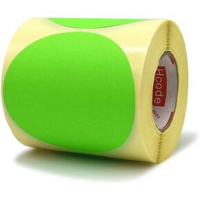 3 Inch Round Blank Color Coding Labels Target Pasters Fluorescent Shooting Targets Stickers Target Dots for Shooting Total 250 Pcs