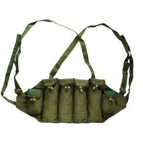 Reproduction Green Chinese Type 81 Type Chest Rig 6 Pockets Magazine Bag Pouch