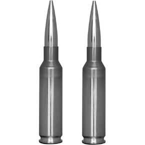 Steelworx 6.5 Creedmoor Inert Snap Caps Stainless Steel 2 Pack