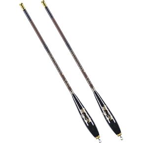 Goture 2Pcs Compact Telescopic Mini Pocket Fishing Rods, Bamboo Ultra Lightweight High Strength, River Dike Fishing Rods Fit for Beginners, 4/5/6/7/8/9/11/14FT Brown