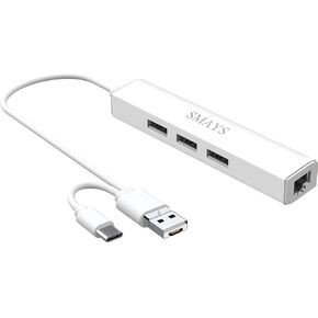 محول USB C إيثرنت لهاتف Samsung Galaxy، ومحاور الكمبيوتر، وOTG USB Hub لهاتف Samsung in Kuwait