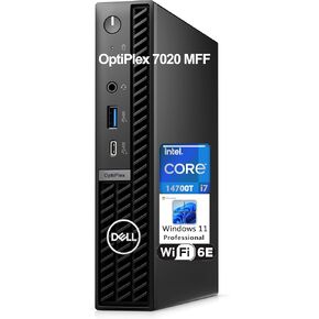 Dell OptiPlex Micro Plus 7000 7010 MFF Micro Form Factor 1.2L Business Desktop Computer, 13th Gen Intel 16 Cores i7-13700 up to 5.1GHz, 16GB DDR5 RAM, 512GB PCIe SSD, WiFi 6, Bluetooth, Windows 11 Pro