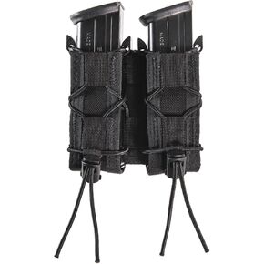 High Speed Gear Double Pistol Taco Mag Pouch | Universal Pistol Magazine Holster | Rapid Response and MOLLE Compatible