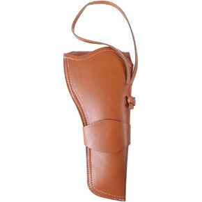 Revolver Holster, PU Leather Gun Holster Quick Access Pistol Sheath for Revolver Pistol Gun Halloween Party Hunting
