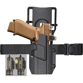 CYTAC Mega-Fit Light Holster Compatible with Streamlight TLR-2/TLR-1 HL, Right