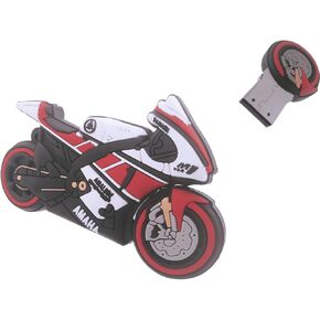 64GB Strong Cartoon Amaha Motorcycle USB Flash Drive Memory Stick Novelty Cute Pendrive