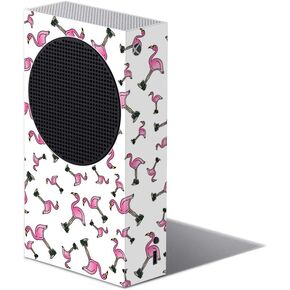 MightySkins Skin Compatible with Xbox Series S - Cool Flamingo | Protective, Durable, and Unique Vinyl Decal wrap Cover | Easy to Apply and Change Styles | Made in The USA