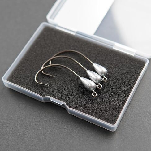 Tube Jig Heads for Bass Fishing 1/8 3/16 1/4 3/8oz with 3/0 4/0 Hooks (15 PCs) in Saudi Arabia