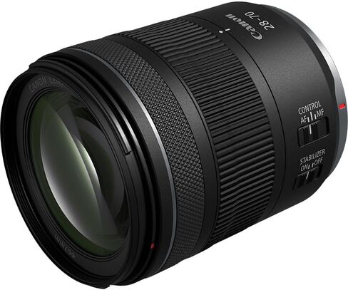 Canon RF 28-70mm f/2.8 عبارة عن عدسة STM RF (6535C002) + طقم مرشح العدسة + طقم التنظيف + غطاء العدسة (متجدد) in Saudi Arabia