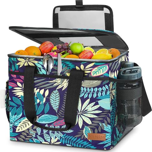 Collapsible Soft Cooler Bag,50 Cans Insulated Lunch Bag,Beach Cooler, Ice Chest,Large Leakproof Camping Cooler,Portable Travel Cooler for Grocery Shopping Picnics Work Meals in Saudi Arabia