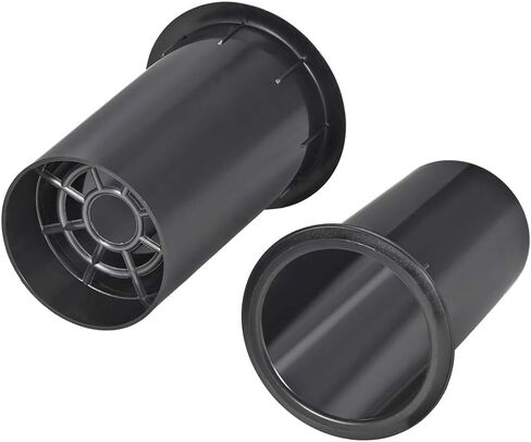 Uxcell 64 مللي متر x 115 مللي متر مكبر صوت بمنفذ أنبوب مضخم صوت باس منعكس أنبوب باس مكبر الصوت صندوق 2 قطعة in Saudi Arabia