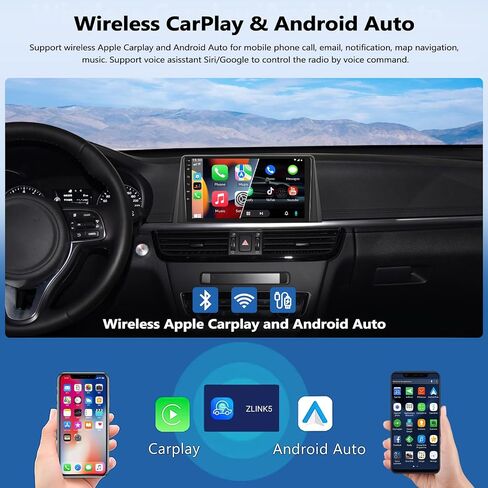 CAMECHO 2G 64G Car Stereo Radio for KIA Optima K5 2016 2017 2018 with CarPlay Android Auto 10" Touch Screen Head Unit Android 11 Car Radio with GPS Navigation Bluetooth WiFi Mirror Link Backup Camera in Saudi Arabia
