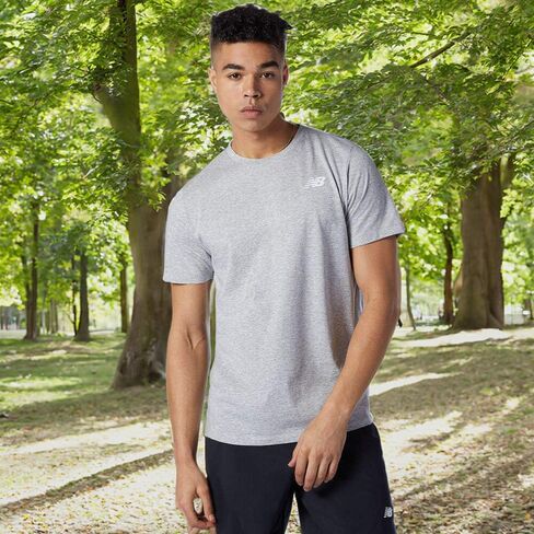 New Balance Men's Heather Tech Short Sleeve 21 in Saudi Arabia